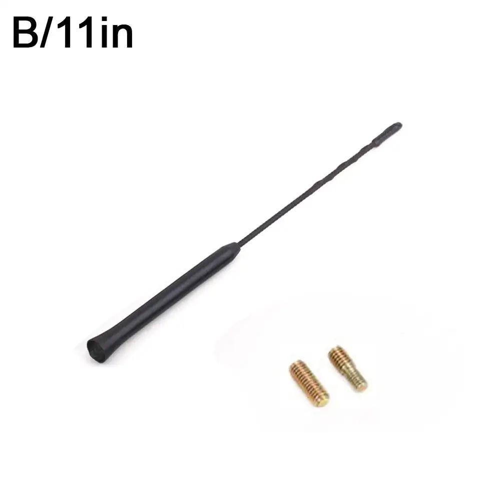 Universal Fit Most Cars Roof Radio Antenna 9/11/16 Safety Inches Base Install Screw Spike Easy Signals FM AM Antenna / Fixa N7D7