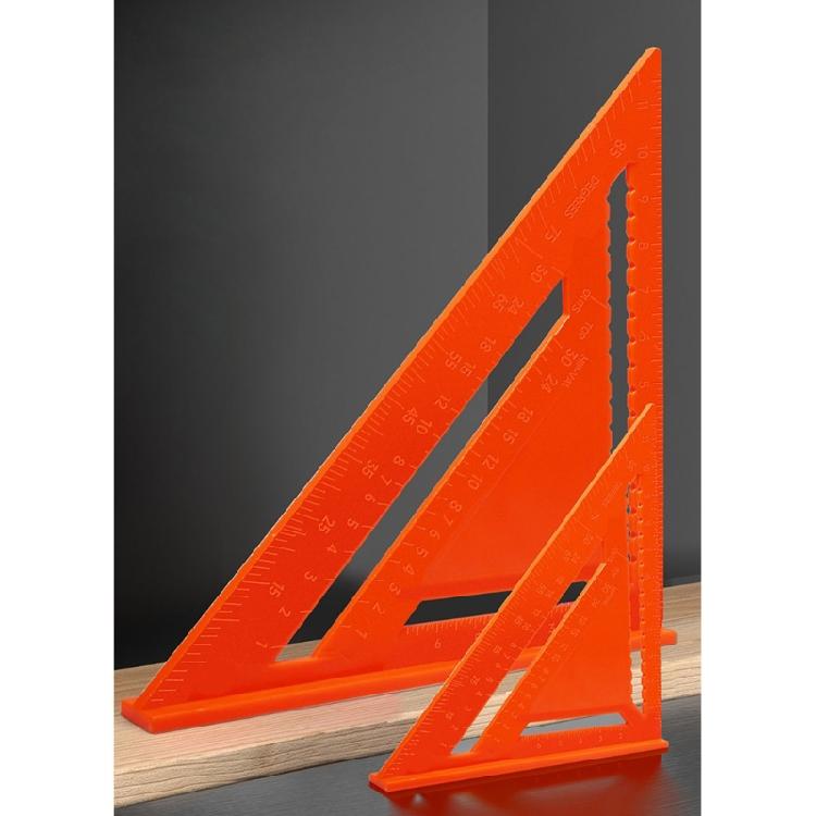 High Accuracy Angle Drawing Measuring Triangle Ruler Rafter Square Layout Tool for Woodworkers and Handicraft Craftsmen