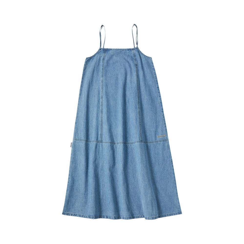 Outdoor Products Women'S Denim Sleeveless Dress (Light Blue)