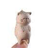 1PC Fortune Cat Pendant Bags Handmade Wooden Gifts Animal Pet Lovers Window Hanging Decoration Car Keys Wood Art Cute Phones