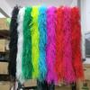 DIY 8 Ply Ostrich Feather Boas 4M for Craft Party Shawl Wedding Drees Clothes Carnival Stage Decor Fluffy Ostrich Plumes Scarf Trim