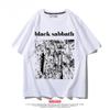 Heavy Metal Rock Band Black Sabbath, Black Sabbath Punk Style Printed Short Sleeved Loose Fitting T-shirt Trend