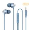 9D HIFI Kovová drátová sluchátka s těžkými basy Digitální Typ-C/3,5mm AUX S mikrofonem Špuntová sluchátka Sportovní Hudební náhlavní souprava Pro iPhone 15/16 Samsung Android