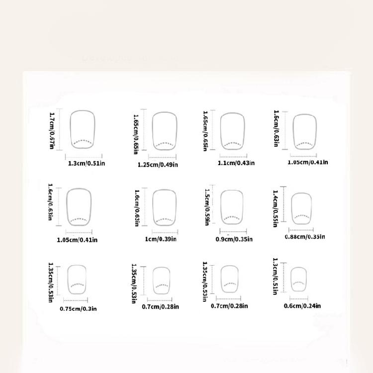 24x Glossy Full Cover False Nail 3D Butterfly Press On Nail Cats Eye Stick on Nail Elegant Acrylic Nail