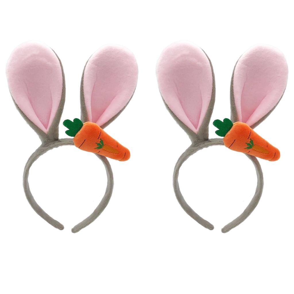 Cute and Adorable Rabbit Ear Plush Headband for Women, Suitable for Holiday Decorations, Daily Casual Wear, and Outings