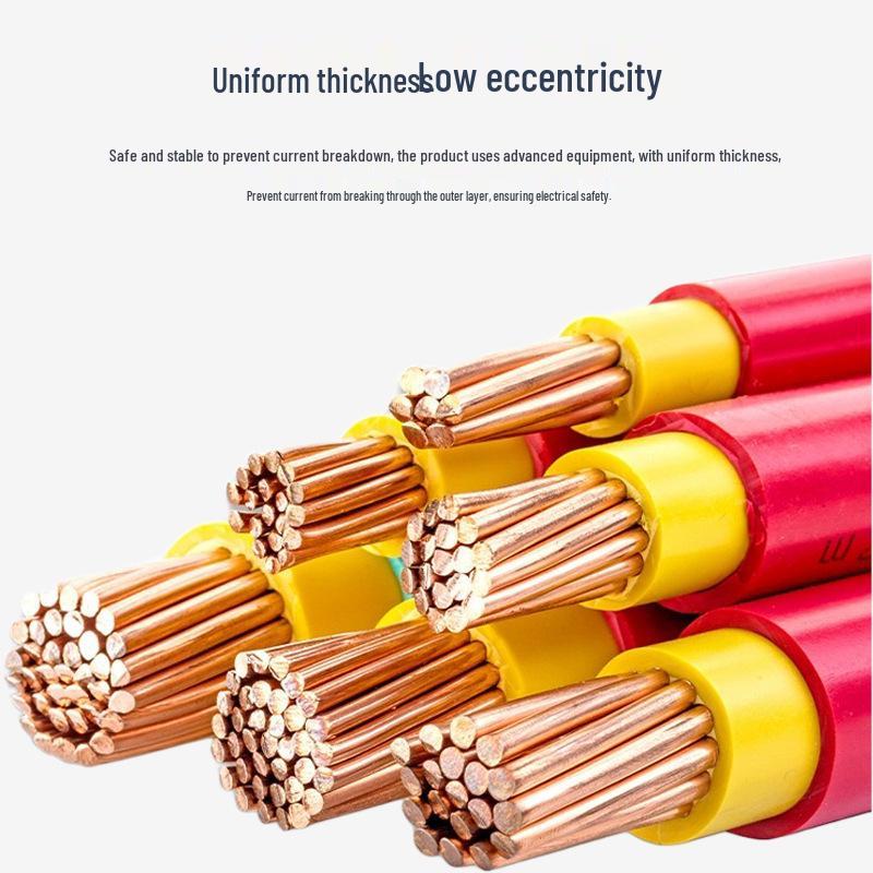 Zhongda Yuantong ZC-BVV Flame Retardant Cable with Double-Layer Sheath (1.5/2.5/4/6 sq mm)