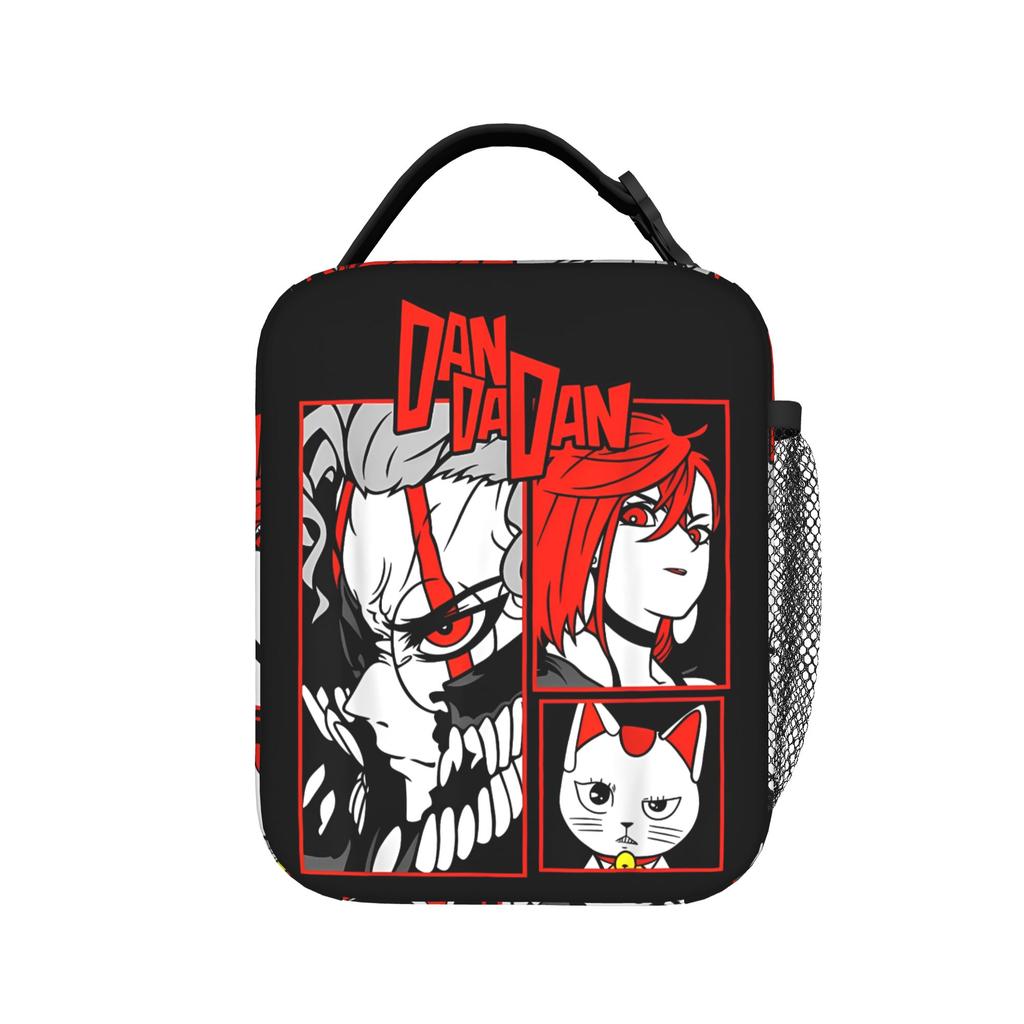 Anime Dandadan Dan Da Dan Manga Thermal Insulated Lunch Bag for Work Portable Food Bag Cooler Thermal Lunch Boxes