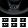 10pcs Car Window Lift Button Stickers Steering Wheel Badges Interior Decoration For Mazda 3 6 Axela Atenza CX-3 CX-5 CX-8 Demio ca1