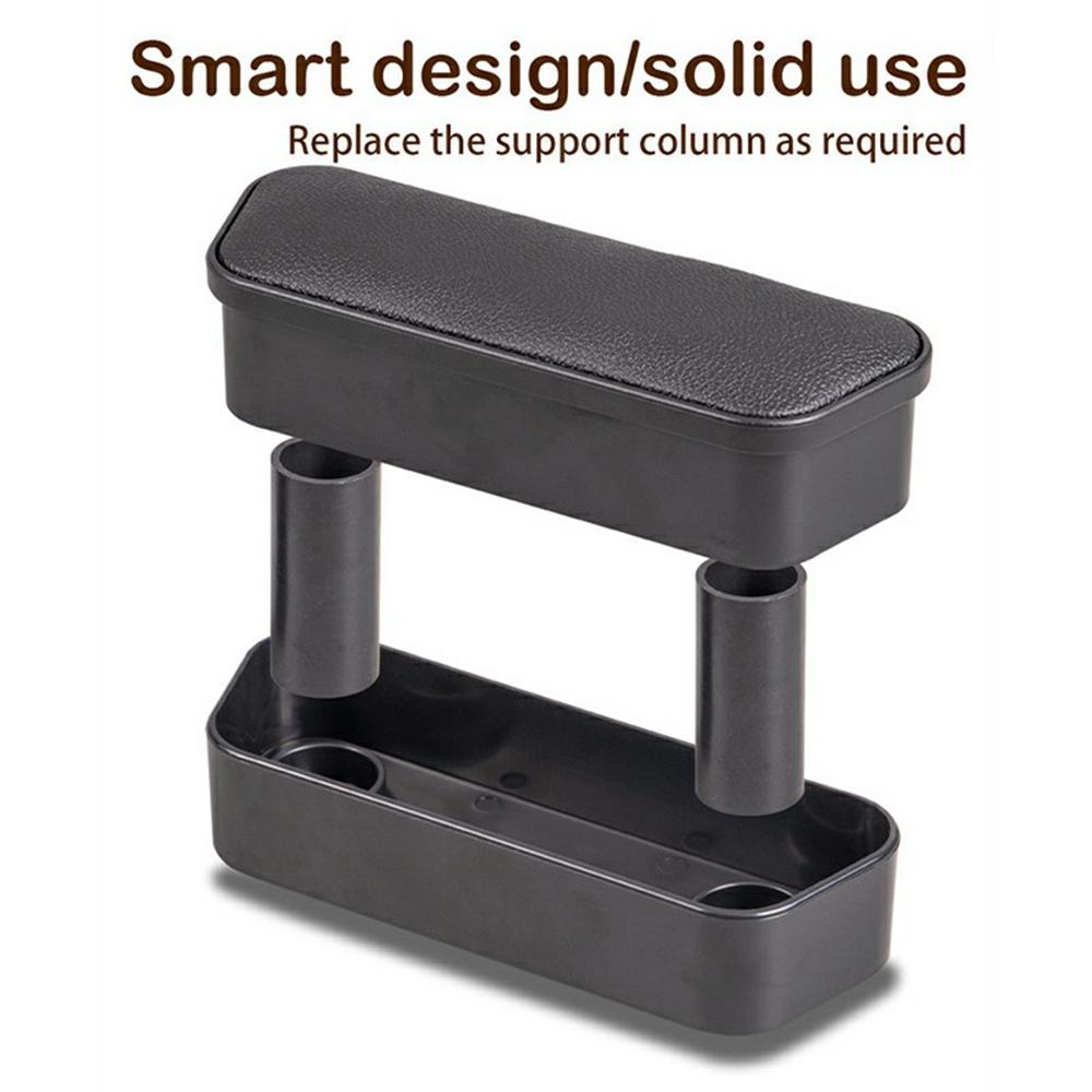 Multi-Functional Storage Car Armrest Elbow Pad Height-Adjustable Vehicle Armrest Box Cushion
