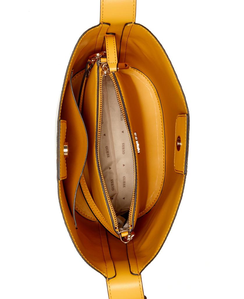 Guess Nicolette Large Bucket Shredder Shoulder NAD Bag, Women's,