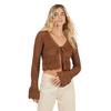 Womens/Ladies Front Tie Cardigan