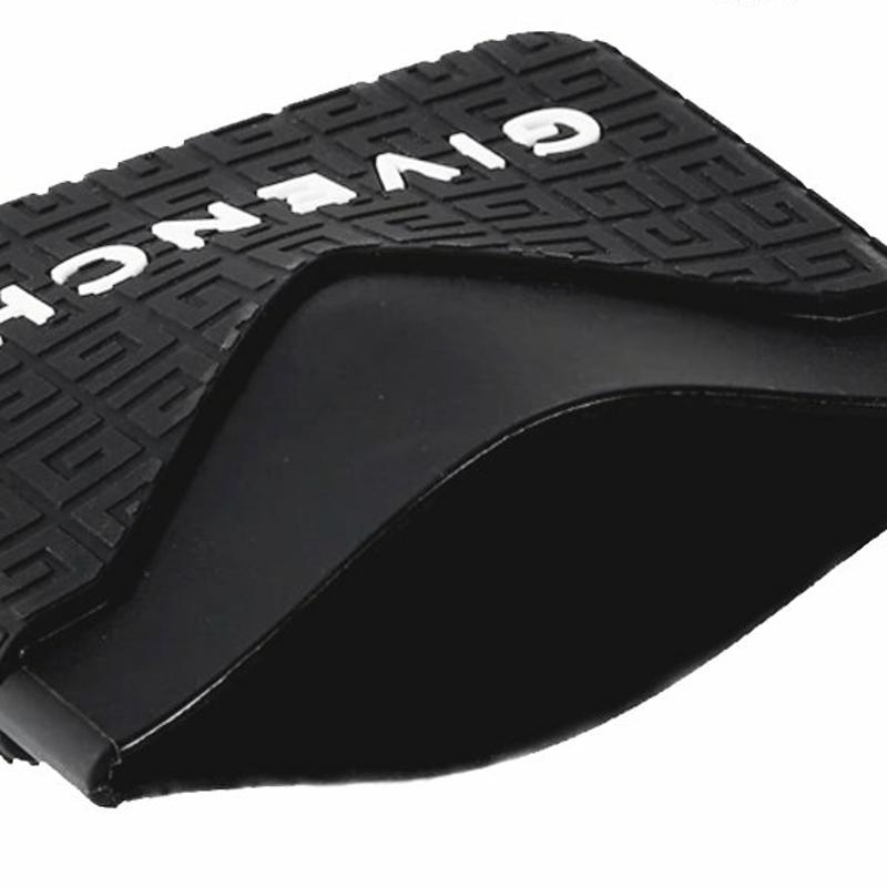 Givenchy Micro 4G Logo Textured Open Closure Rubber Card Holder Men Accessories Black BK60EJK1QP-001