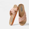 Summer Linen Slippers for Women 36-45 Flat Sandals Lightweight Eva Home Slippers