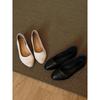 Single shoes soft sole comfortable soft surface grandma shoes one pedal round head shallow mouth single shoes