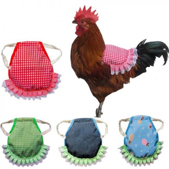 Poultry Pet Protection Back Wing Protector Hen Chicken Saddle Apron Jacket Co e