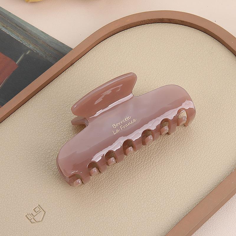Han Board Acetic Acid Hairpin, Women'S High-End Sense, Spring Temperament, Disc Hair, Catch Clip, Shark Clip Hair Accessories