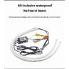 2PCS Car LED Strip Lights Flexible LED Headlight Strips With Turn Signal Yellow Light Waterproof Car Daytime Running Light Strip