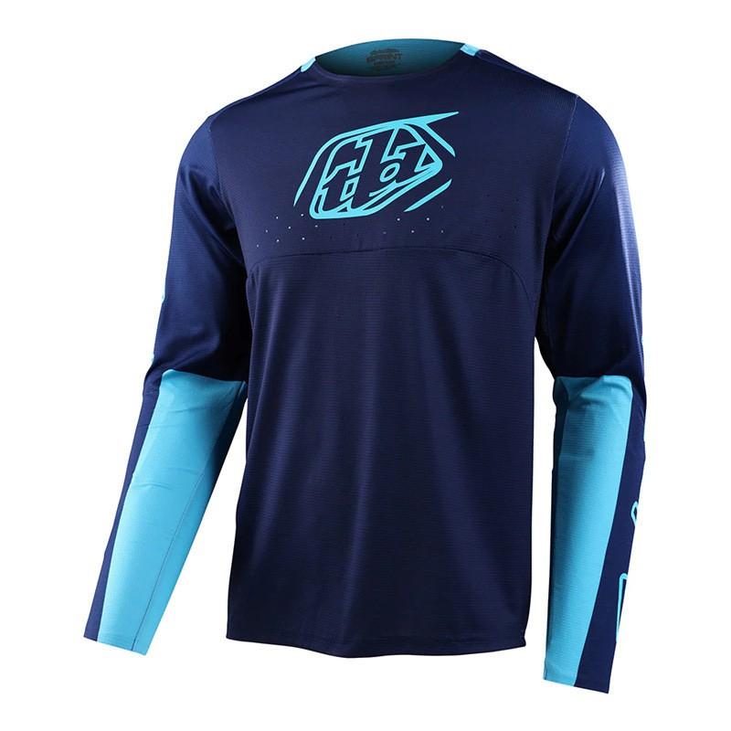 TLD Downhill Fahrradtrikot Schnelltrocknend Atmungsaktiv Mountainbike Rennshirt Sommer Unisex