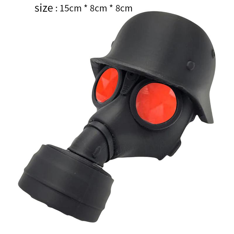 Trailer Hitch Cover With Steel Helmet And Gas Mask 3d Printed Trailer Hitch Ball Cover Prevent Receiver Tube From Rusting