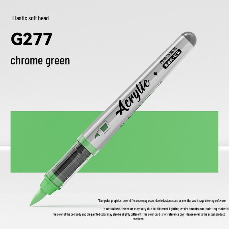 Jinzhi Liquid Acrylic Marker Pen - Soft Tip, Opaque, Large Capacity, Stackable Colors