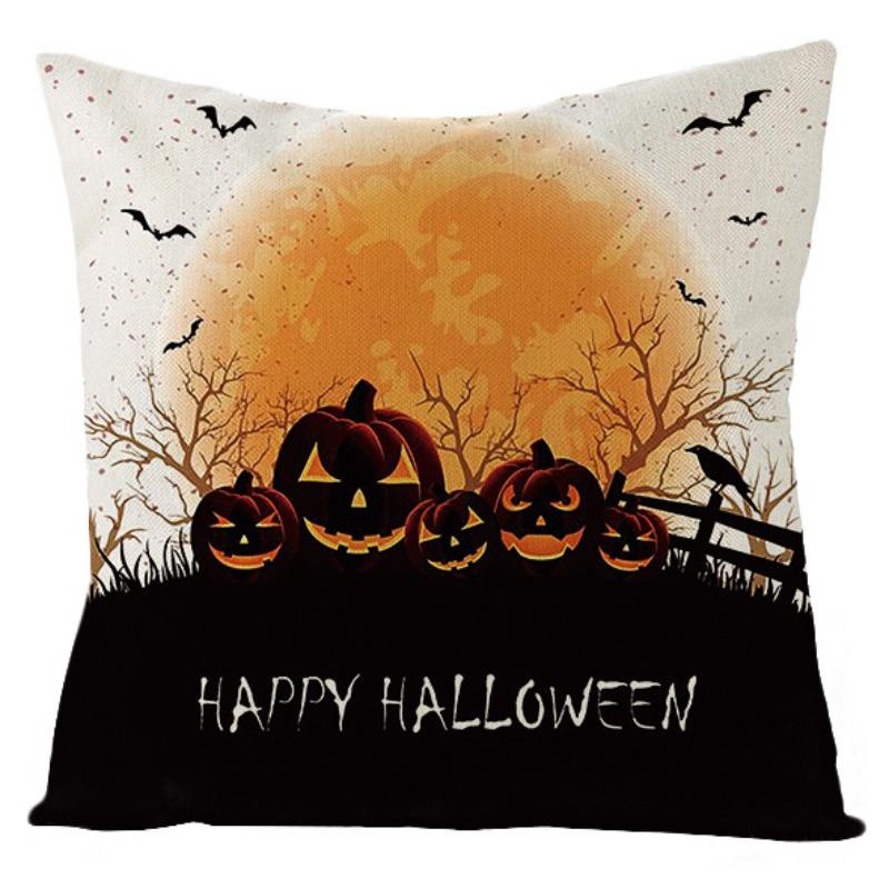 

Новая наволочка на подушку к Хэллоуину, скандинавский фестиваль, домашний декор, наволочка на диванную подушку 45Cm * 45cm (without pillow core)