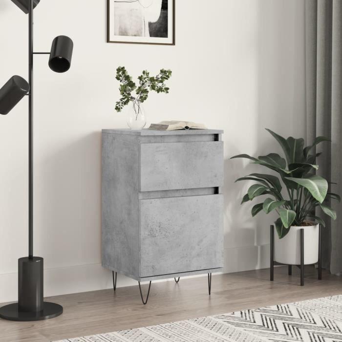 VidaXL Buffet Concrete Grey 40x35x70 Cm Engineered Wood 831156
