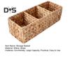 Hračky Kosmetika Proutěný koš Pletený dělený koš Velkokapacitní Ekologický víceúčelový stolní zásuvka Organizér Úložný koš