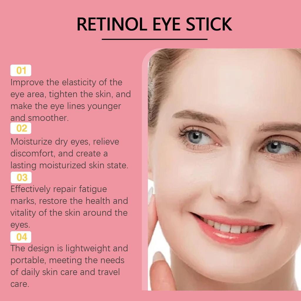 West&Month Retinol Eye Cream Stick Firming, Hydrating, Brightening Massage Around the Eyes For the Eye Area 3g