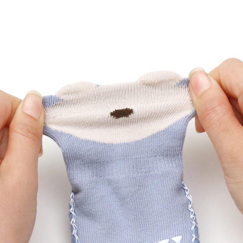 Toddler Thick Socks Warm First Walkers Kids Boots Baby Shoes Soft Sole Newborn Plus Velvet Nonslip Floor Socks Child Solid Color