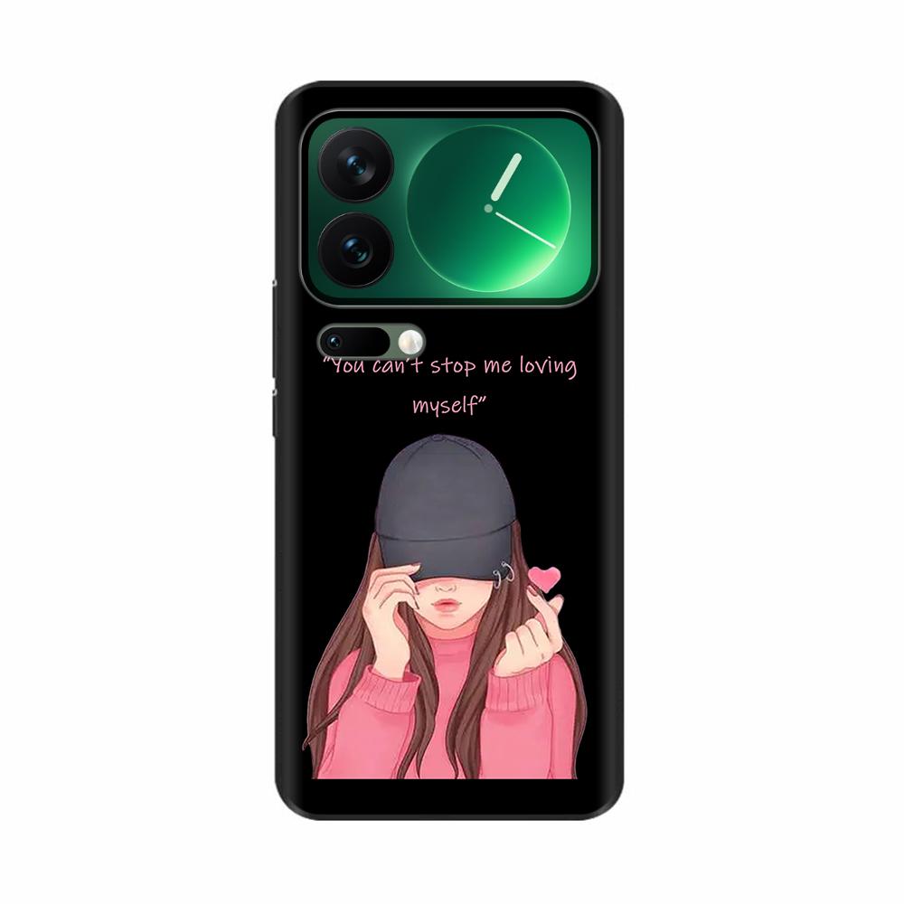 For Xiaomi Mi 17 Pro Max Case Luxury Soft Black Silicone Printed Protective Shell Back Cover Cases For Xiaomi 17 Pro Max Casing