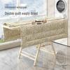 Folding Floor-Standing Clothes Drying Rack for Household, Bedroom, Balcony, Indoor Use - Ideal for Baby Clothes and Quilts.