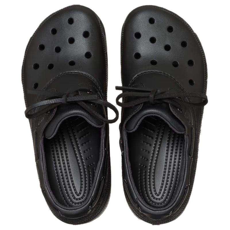 Crocs Simple Comfortable Fashionable Versatile Thick Sole Clogs Unisex Footwear Black 212022-060