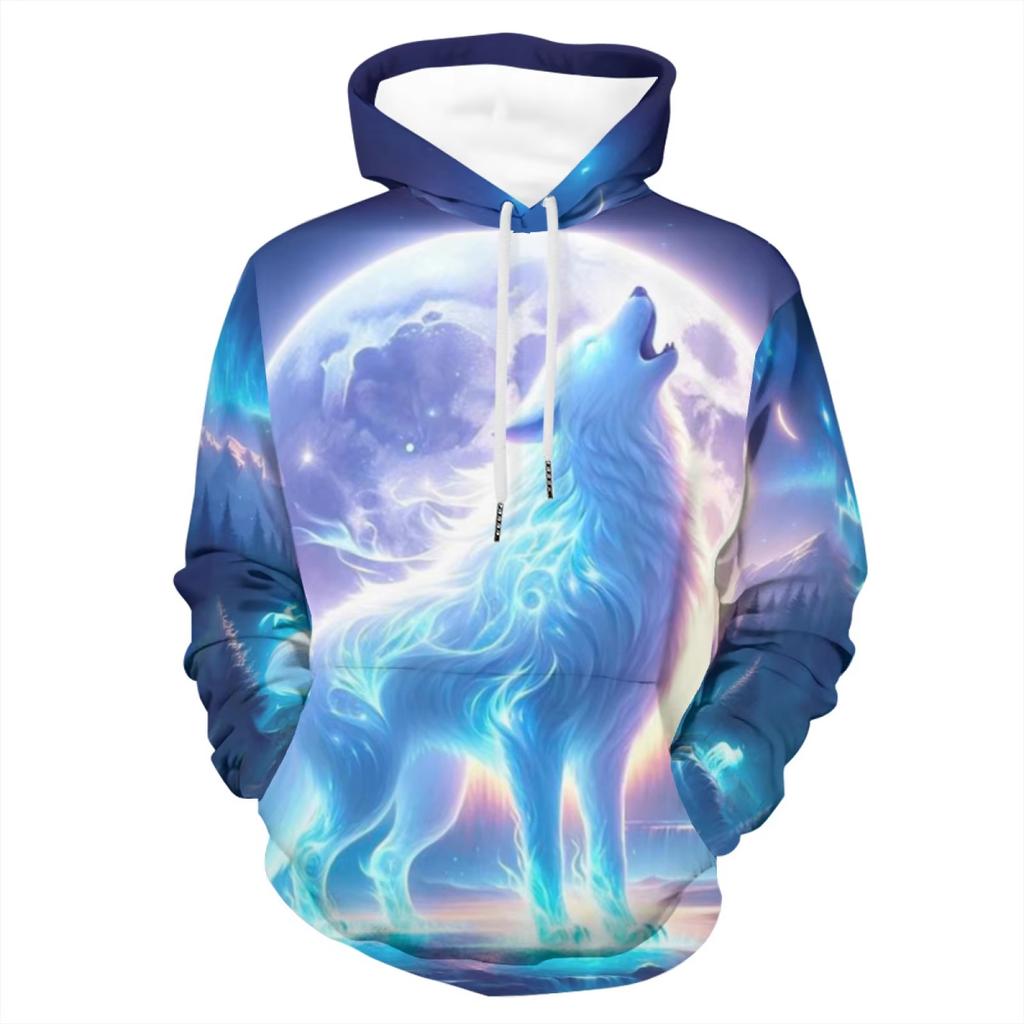Personality Animal Tiger Sweatshirts Fashion 3d Hoodie Casual Long Sleeve Harajuku Pullover