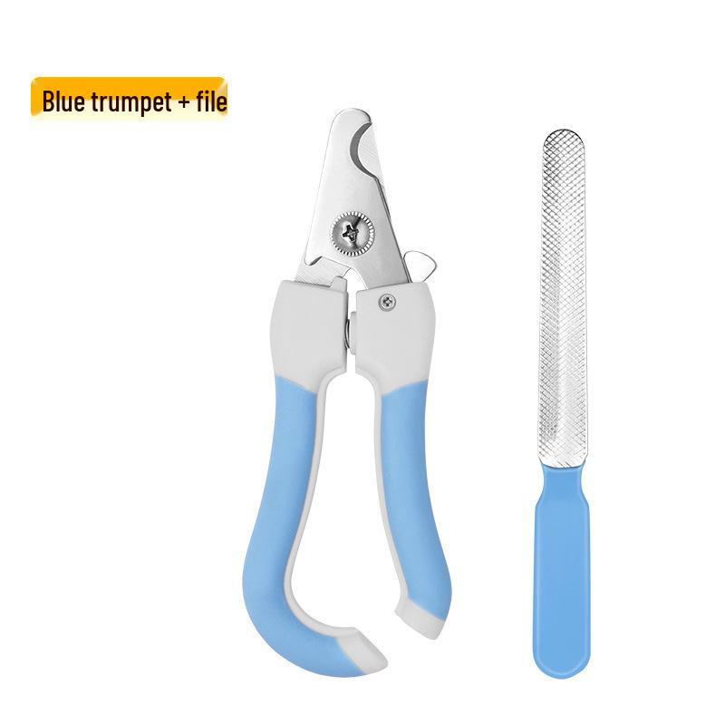 Universal Pet Nail Clippers & Trimmer Set with Safety Lock & Diamond Nail File for Cats and Dogs