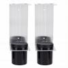 2 Sets Aluminum Alloy Oil Funnel Holder Storage Rack Include 2 Mounting Bracket 4 Screws 2 Plastic Removable Cups for