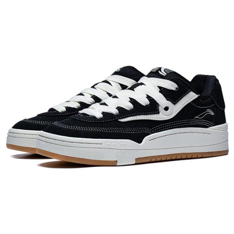 New LiNing GOS 2000 Low Top Skateboard Shoes Men's Black AEPSA55-1