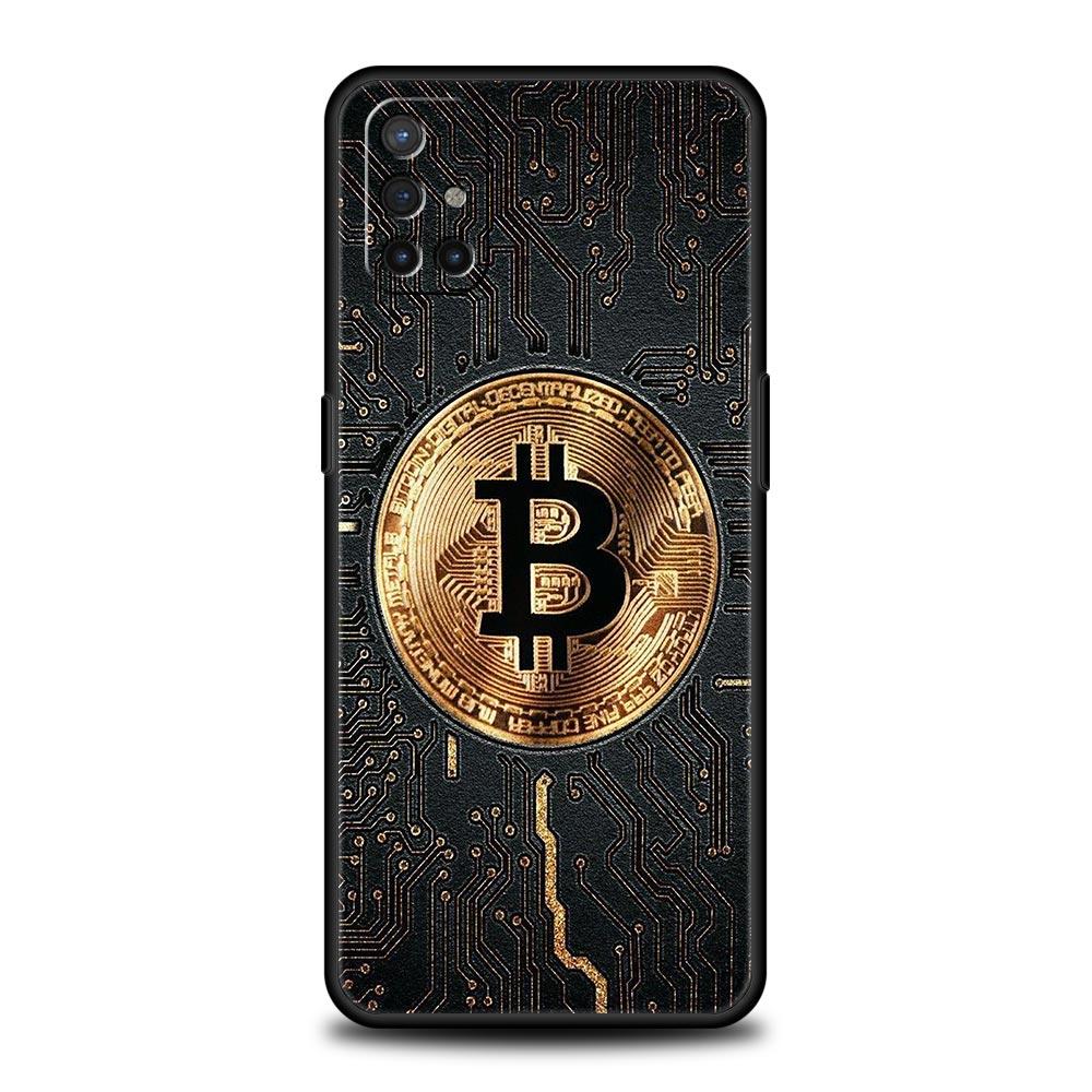 Luxus Bitcoin B Handyhülle Für OnePlus 13 12 11 10 9 8 7T Pro 13R 12R 10R 9RT 8T Nord N200 N30 2T CE 2 3 5G Lite Weiche Hülle