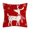Christmas Red Snowflake Elk Pillowcase Christmas Tree Cushion Cover Home Decoration Pillowcase Combination