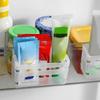 Refrigerator Side Door Telescopic Storage Box Cheese Slices Organize Case Snap Type Seasoning Bag Sorting Box Storage Rack
