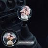 Testa Pomello Leva Cambio Auto Creativa Pomello Cambio Leva Bastone Fiore Trasparente di Cristallo Pomello Cambio Marce a Fiore Manuale 54mm Accessori Auto Decorazione