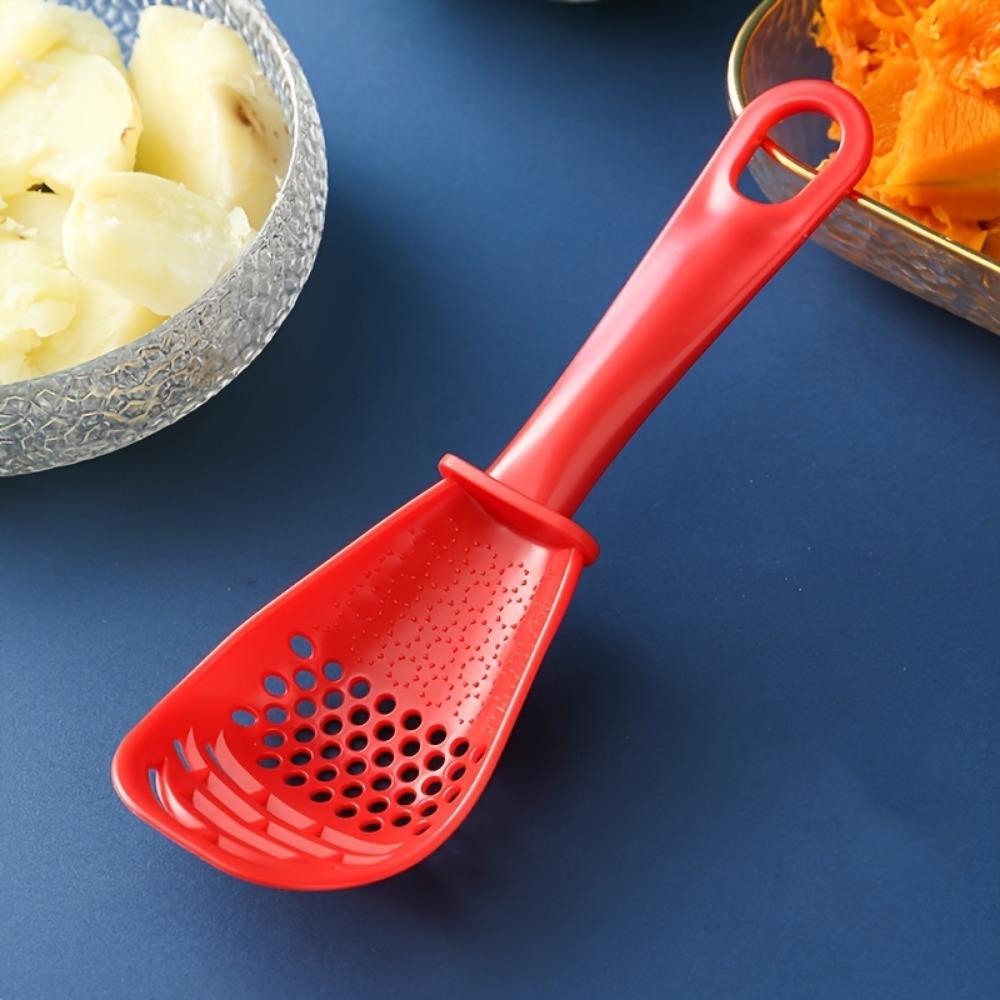 

1 шт. Многофункциональная кухонная ложка Master Spoon — измельчает, разминает, сливает, разминает и подает с легкостью — идеально подходит для приготовления, сервировки и приготовления блюд красный