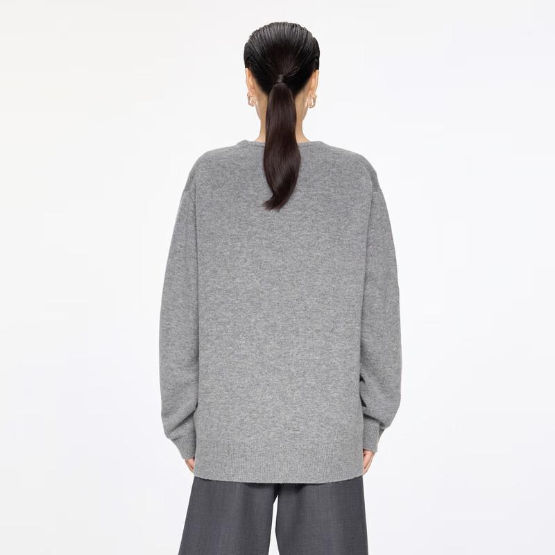 JNBY 2024 Winter Loose Fit V-Neck Sweater