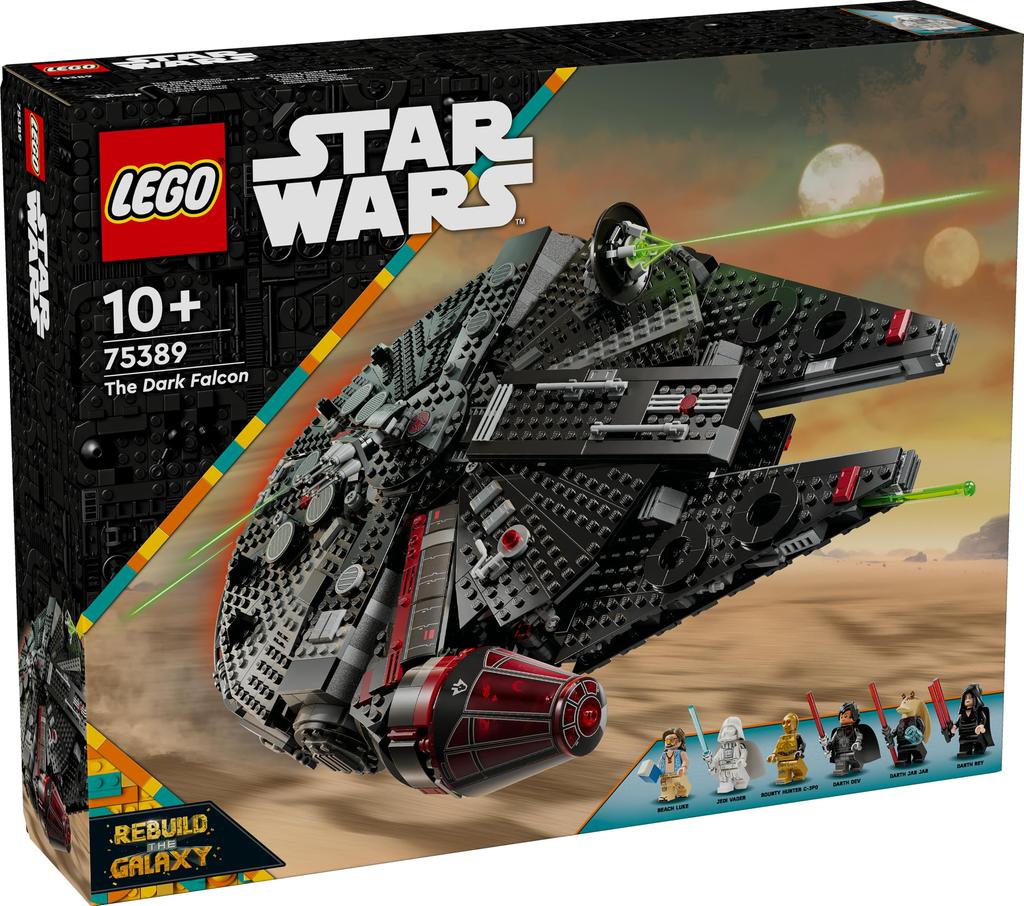 LEGO Star Wars Dark Millennium Falcon Hračka Dárek k narozeninám Blok Vánoce Kluci Dívky Děti 10 let 11 let 12 let Základní