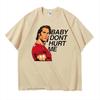 Don't Hurt Me Meme Graphics T Shirt Men Women Tops Cotton  Short Sleeve T-shirts Men's Crew Collar Tee Oversized Clothes