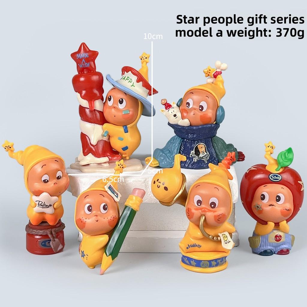 Serie di Figure da Collezione in PVC Twinkle Twinkle con Personaggi Nascosti per Fan di Anime e Regali