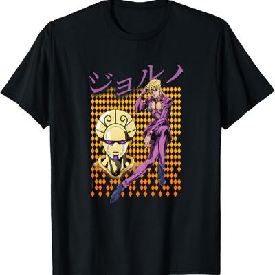 JoJo's Bizarre Adventure Giorno with Kanji Anime T-Shirt