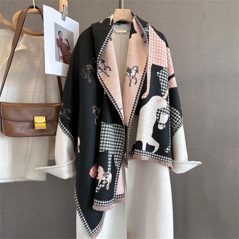Cashmere Scarf for Women Thick Warm Winter Blanket Brand Female Luxury Quality Shawl Wrap Bufanda Poncho Echarpe Pashmina