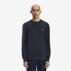 Fred Perry [Sharp] Pique Stitch Knit - Navy Afpm2531309-608