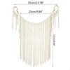 Hair Ornament Masquerade Mask Hanging Ear Tassel Face Curtain Fashion Tassel Veil  Woman