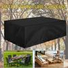 Garden Furniture Cover, Heavy-duty Rectangular Patio Furniture Cover, 210D Oxford UV Windproof Garden Table Cover